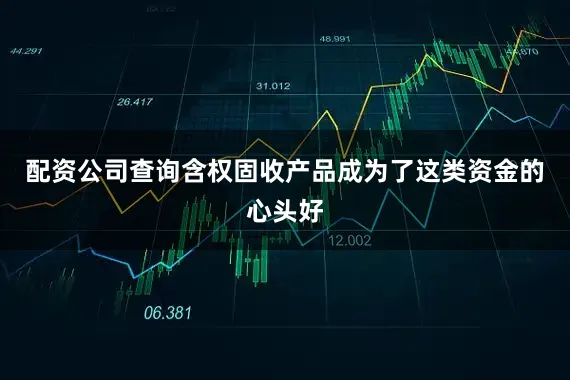 配资公司查询含权固收产品成为了这类资金的心头好